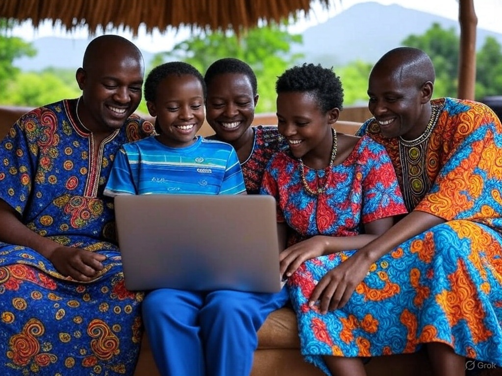 Community in Kitale using DON Internet